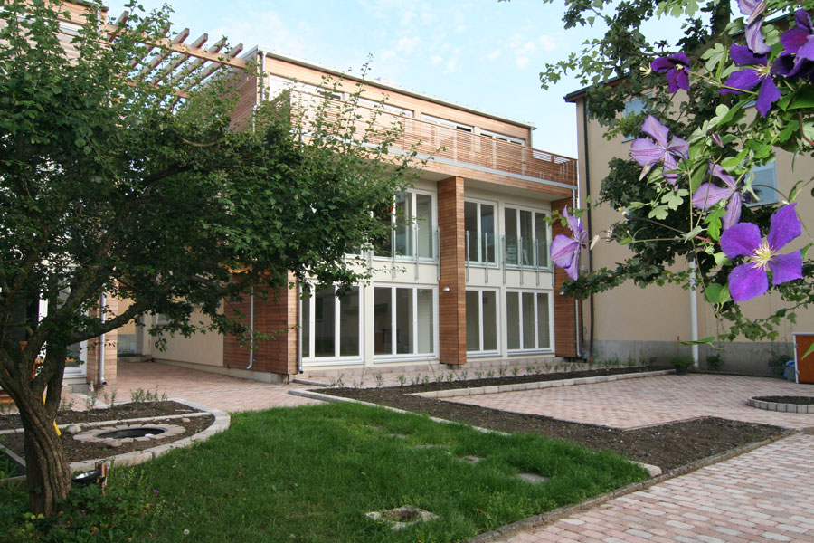 Residential building with five apartments