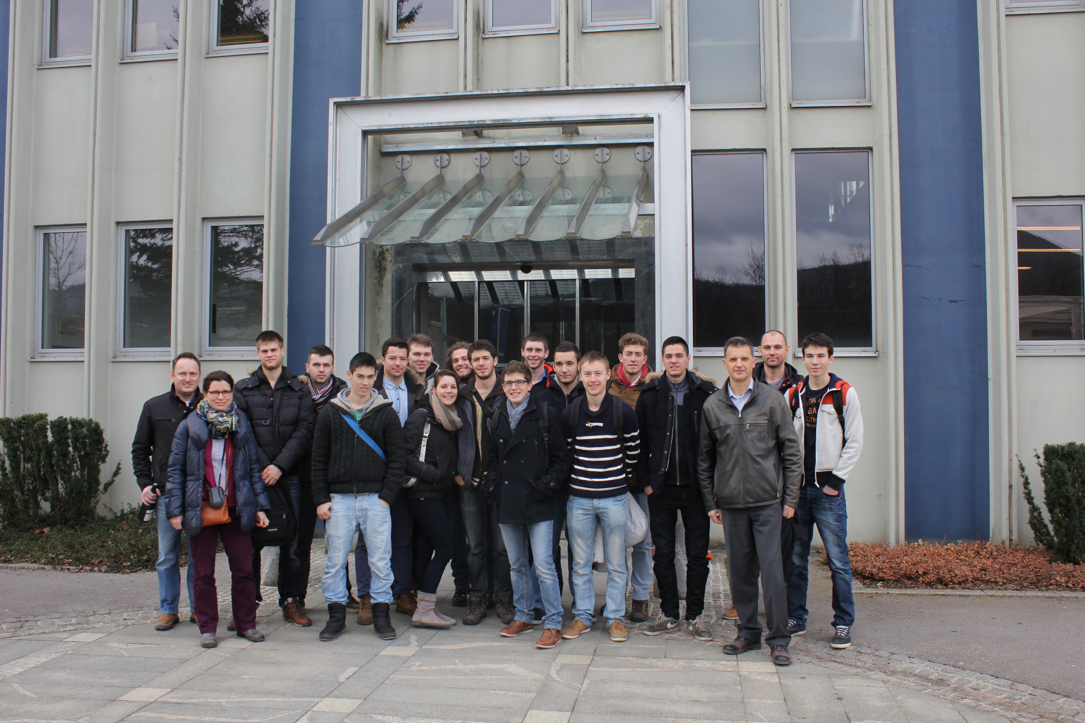 Visit of French students