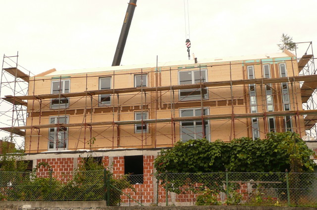 Wooden urban architecture