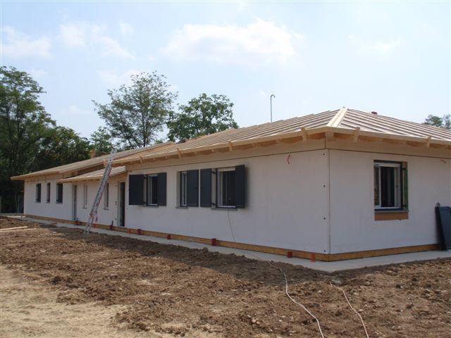 La casa realizzata secondo il sistema Riko plus è stata consegnata con successo al committente.