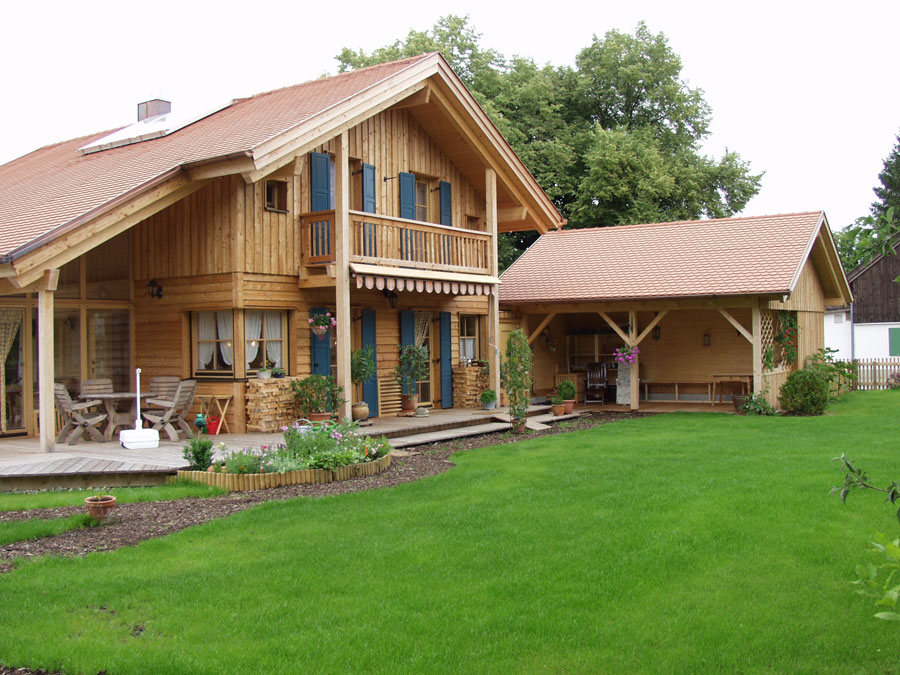 Kuća s fasadom od ariša