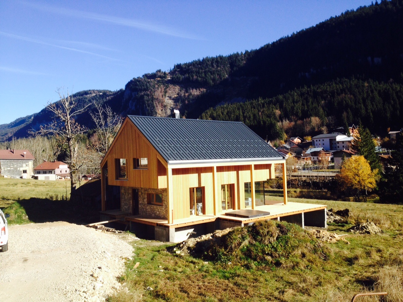 House by the French-Swiss border