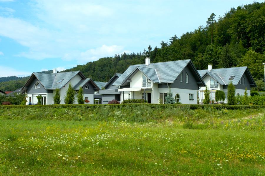 Villaggio di cinque case nei dintorni di Lubiana