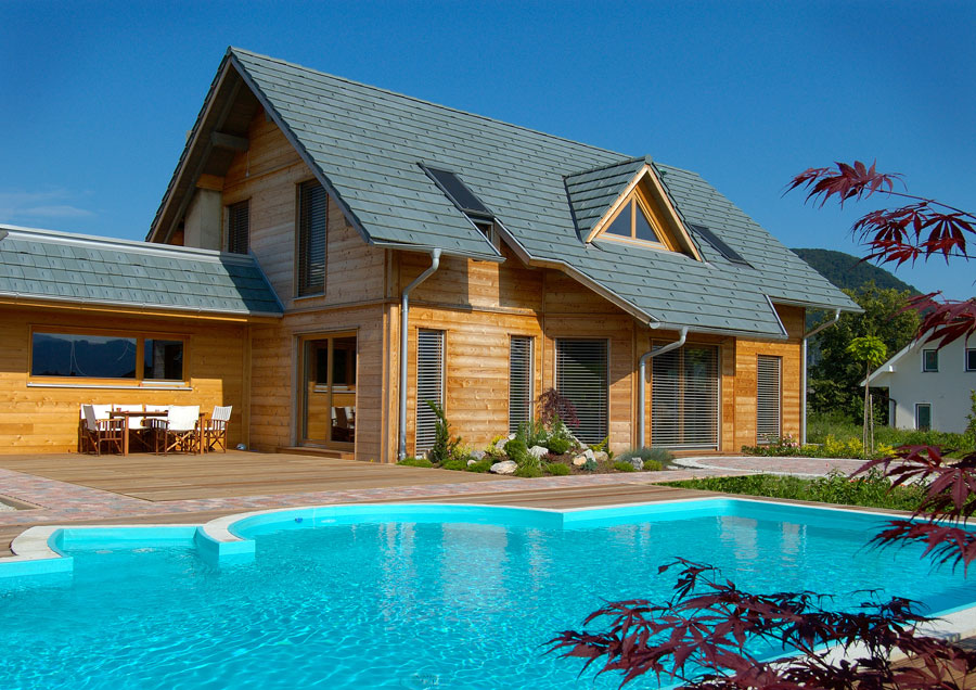 Drvena masivna kuća Ljubljana